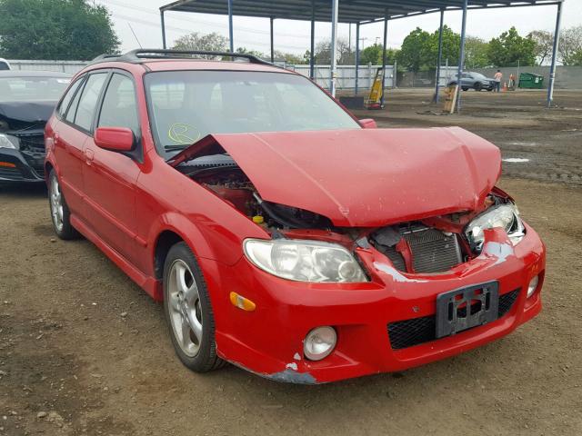 JM1BJ245721465024 - 2002 MAZDA PROTEGE PR RED photo 1