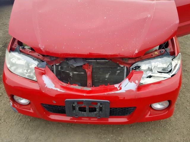 JM1BJ245721465024 - 2002 MAZDA PROTEGE PR RED photo 7