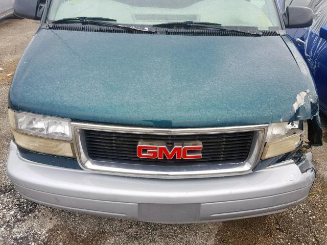 1GKDM19W0TB522708 - 1996 GMC SAFARI XT GREEN photo 7