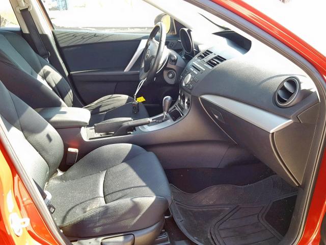 JM1BL1H6XA1113612 - 2010 MAZDA 3 S RED photo 5