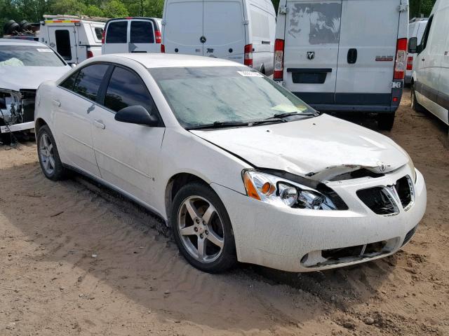 1G2ZH57N274243797 - 2007 PONTIAC G6 GT WHITE photo 1