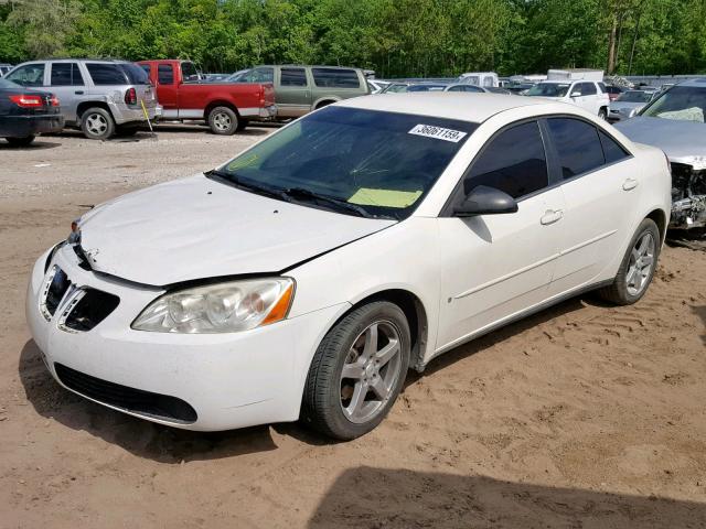 1G2ZH57N274243797 - 2007 PONTIAC G6 GT WHITE photo 2