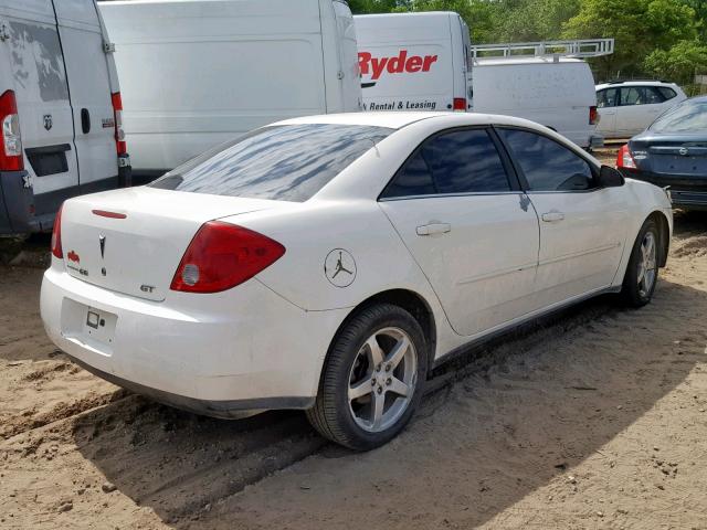 1G2ZH57N274243797 - 2007 PONTIAC G6 GT WHITE photo 4