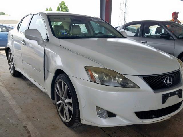 JTHBE262365005878 - 2006 LEXUS IS 350 WHITE photo 1