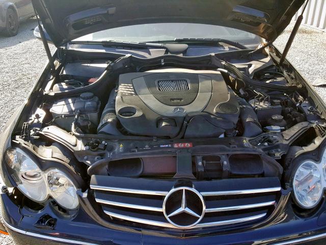 WDBTK72F99T101517 - 2009 MERCEDES-BENZ CLK 550 BLACK photo 7