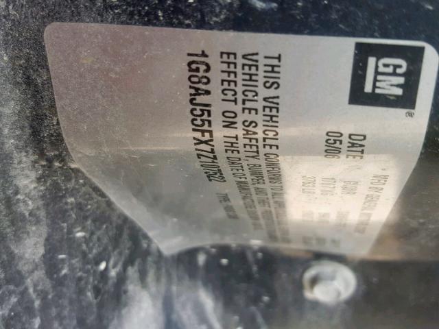 1G8AJ55FX7Z107522 - 2007 SATURN ION LEVEL RED photo 10