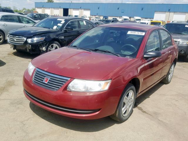 1G8AJ55FX7Z107522 - 2007 SATURN ION LEVEL RED photo 2