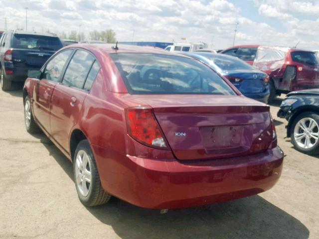 1G8AJ55FX7Z107522 - 2007 SATURN ION LEVEL RED photo 3