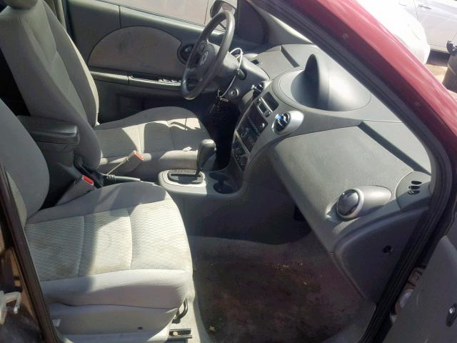 1G8AJ55FX7Z107522 - 2007 SATURN ION LEVEL RED photo 5