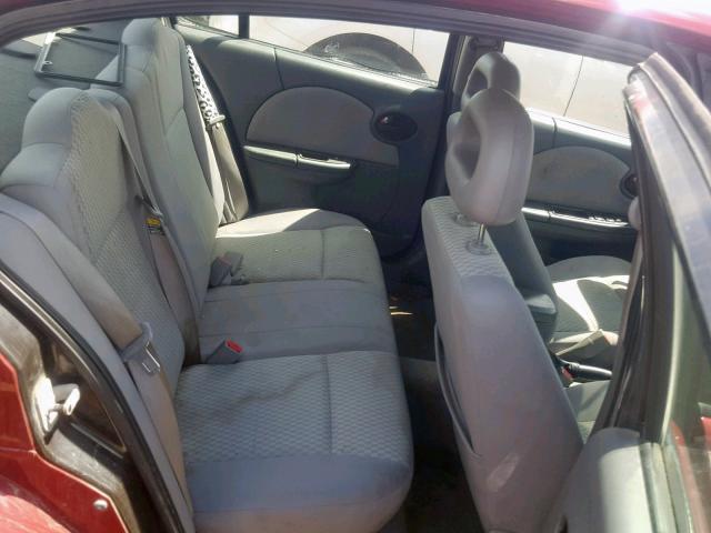 1G8AJ55FX7Z107522 - 2007 SATURN ION LEVEL RED photo 6