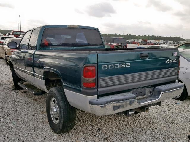 3B7KF2362XG204002 - 1999 DODGE RAM 2500 GREEN photo 3