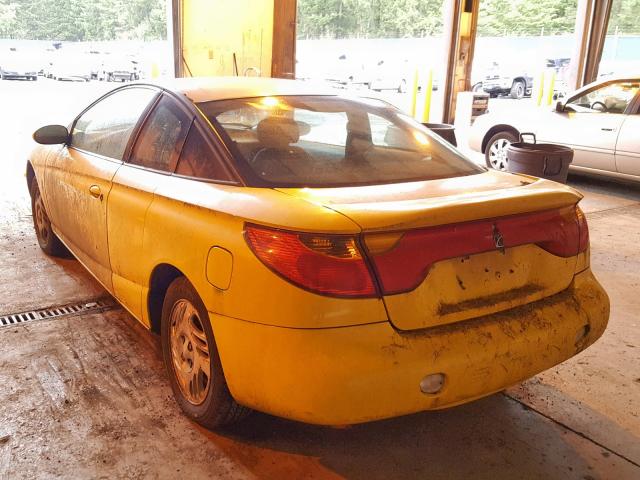 1G8ZR14701Z317195 - 2001 SATURN SC2 YELLOW photo 3