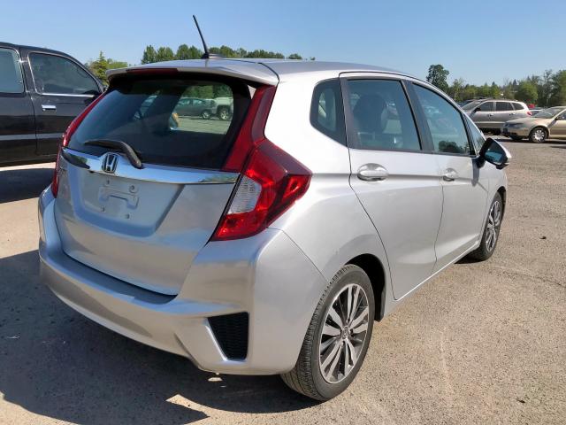 3HGGK5H91GM700904 - 2016 HONDA FIT EX SILVER photo 4