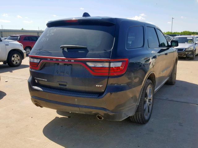 1C4RDHDG3HC798859 - 2017 DODGE DURANGO GT BLACK photo 4