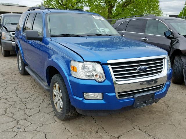 1FMEU7DE0AUA74646 - 2010 FORD EXPLORER X BLUE photo 1