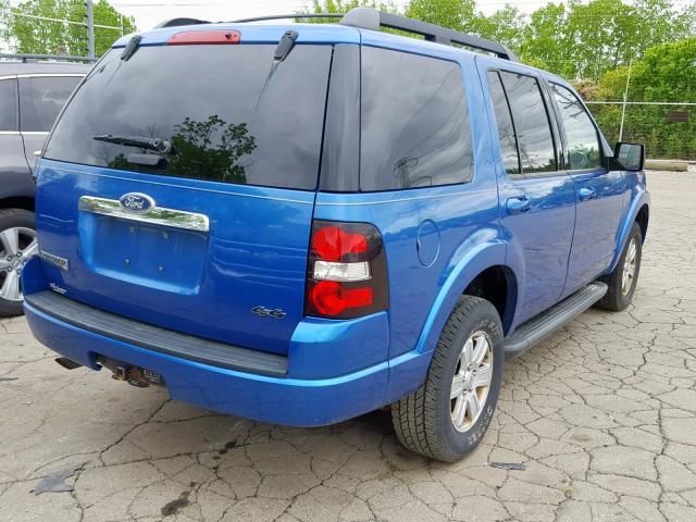 1FMEU7DE0AUA74646 - 2010 FORD EXPLORER X BLUE photo 4