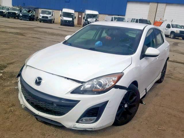 JM1BL1H60A1259503 - 2010 MAZDA 3 S WHITE photo 2