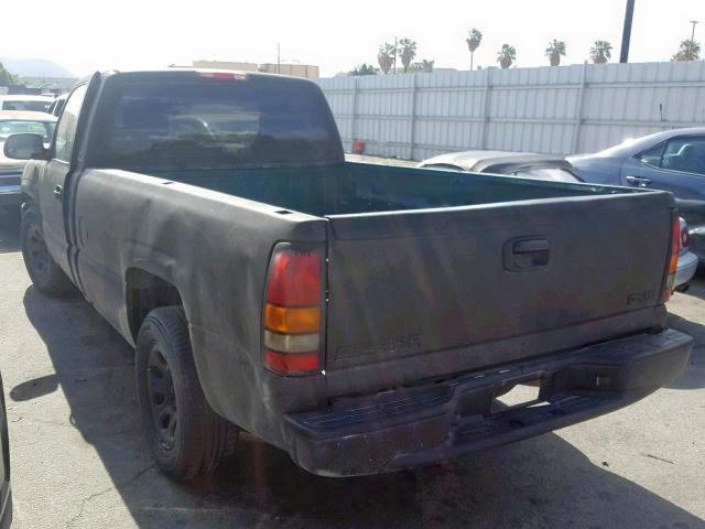 1GTEC14X35Z168843 - 2005 GMC NEW SIERRA BLACK photo 3