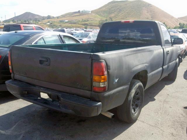 1GTEC14X35Z168843 - 2005 GMC NEW SIERRA BLACK photo 4