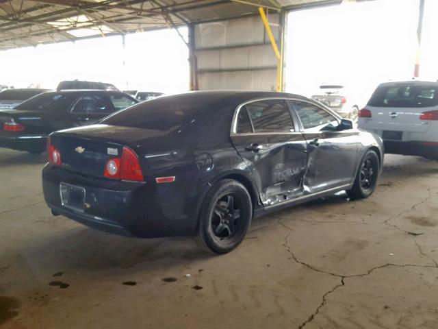 1G1ZC5EB4AF322878 - 2010 CHEVROLET MALIBU 1LT BLACK photo 4