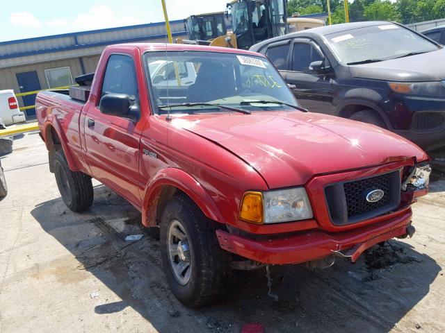 1FTYR10U84PA29003 - 2004 FORD RANGER RED photo 1