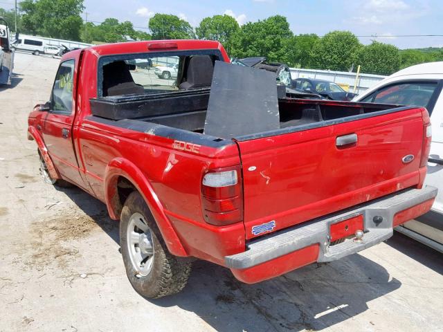 1FTYR10U84PA29003 - 2004 FORD RANGER RED photo 3