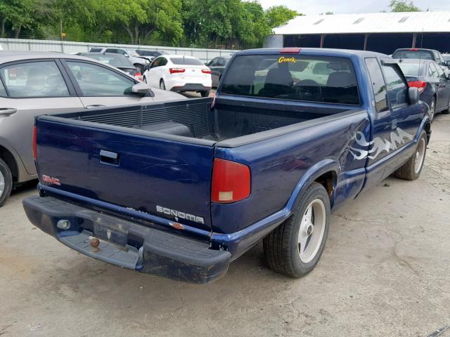 1GTCS19X0X8519574 - 1999 GMC SONOMA BLUE photo 4