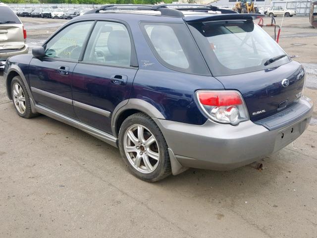 JF1GG68606H820908 - 2006 SUBARU IMPREZA OU BLUE photo 3