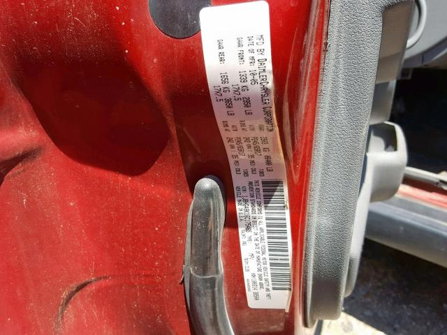 1J8HG48K16C175465 - 2006 JEEP COMMANDER 红色 照片 10