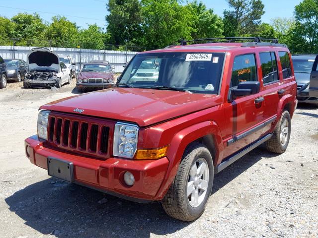 1J8HG48K16C175465 - 2006 JEEP COMMANDER 红色 照片 2