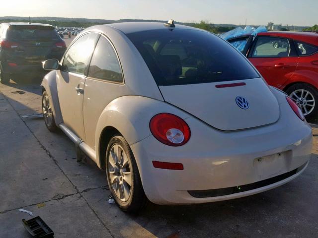 3VWRW31C79M514600 - 2009 VOLKSWAGEN NEW BEETLE WHITE photo 3