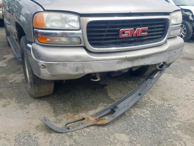 3GKFK16T1YG205933 - 2000 GMC YUKON XL K GRAY photo 9