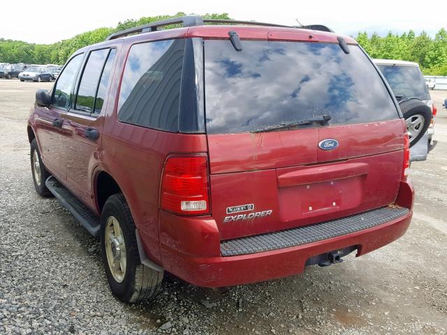 1FMZU63KX4UA12114 - 2004 FORD EXPLORER X RED photo 3