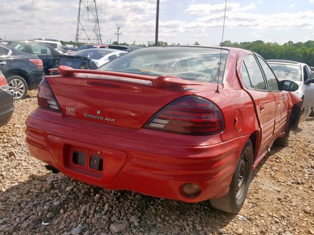 1G2NE52F32C306296 - 2002 PONTIAC GRAND AM S RED photo 4