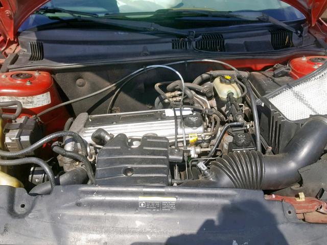 1G2NE52F32C306296 - 2002 PONTIAC GRAND AM S RED photo 7