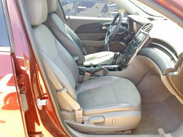 1G11C5SL9FF339435 - 2015 CHEVROLET MALIBU 1LT 勃艮第红 照片 5