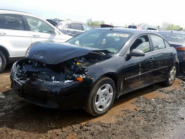 1G2ZF57B084188781 - 2008 PONTIAC G6 VALUE L BLACK photo 2