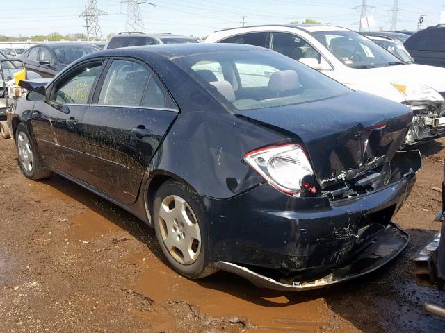 1G2ZF57B084188781 - 2008 PONTIAC G6 VALUE L BLACK photo 3