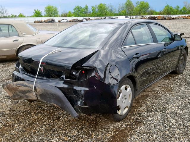 1G2ZF57B084188781 - 2008 PONTIAC G6 VALUE L BLACK photo 4