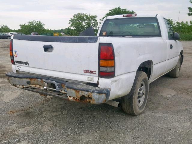 1GTEC14X24Z142569 - 2004 GMC NEW SIERRA WHITE photo 4