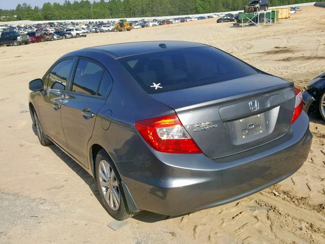 2HGFB2F99CH531060 - 2012 HONDA CIVIC EXL GRAY photo 5