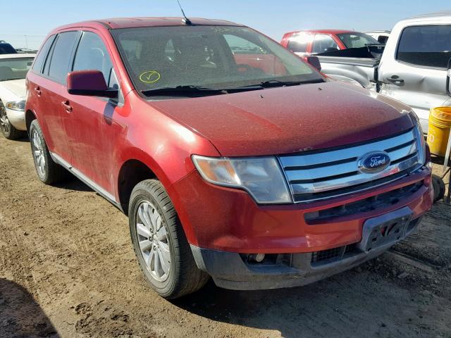 2FMDK48C69BA98122 - 2009 FORD EDGE SEL RED photo 1