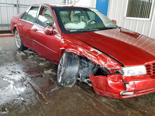 1G6KY5495YU214982 - 2000 CADILLAC SEVILLE ST RED photo 9