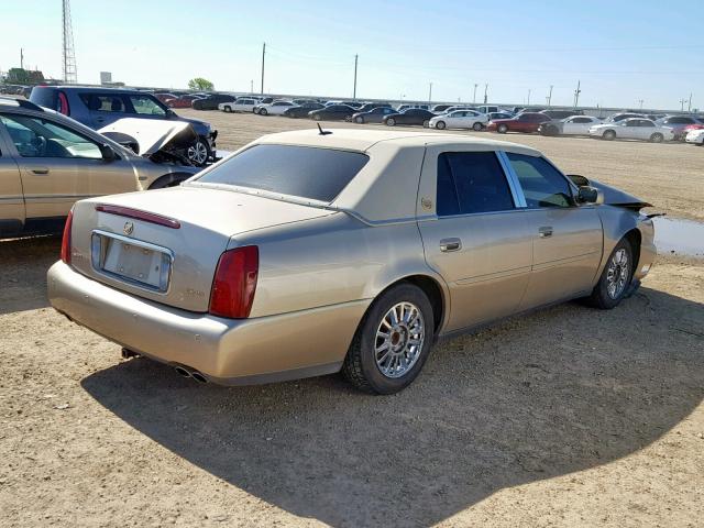 1G6KE57Y75U164738 - 2005 CADILLAC DEVILLE DH GOLD photo 4