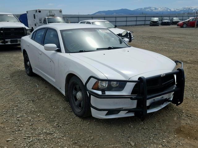 2C3CDXAT3CH126425 - 2012 DODGE CHARGER PO WHITE photo 1