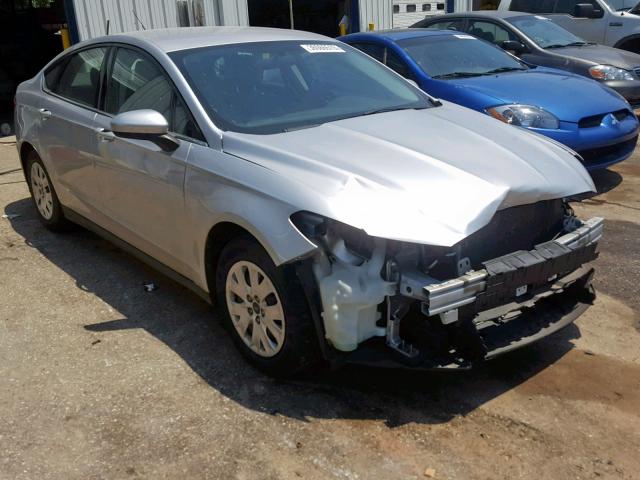 1FA6P0G79E5355192 - 2014 FORD FUSION S GRAY photo 1