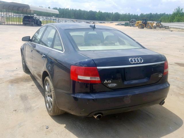 WAUDG74F05N123115 - 2005 AUDI A6 3.2 QUA BLUE photo 3