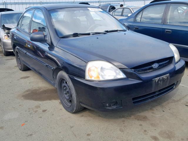 KNADC125136259621 - 2003 KIA RIO BLACK photo 1