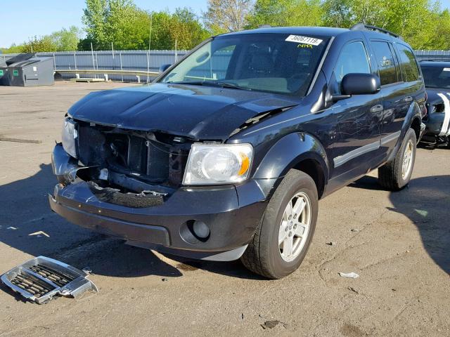 1D8HB48P77F531422 - 2007 DODGE DURANGO SL BLACK photo 2