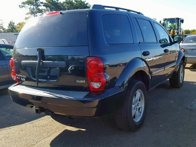 1D8HB48P77F531422 - 2007 DODGE DURANGO SL BLACK photo 4